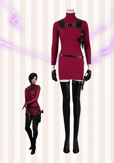 Resident Evil 4 Remake Ada Wong Cosplay Costume