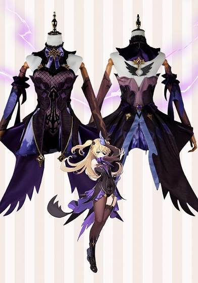 Genshin Impact Fischl von Luftschloss Narfidort Cosplay Costume