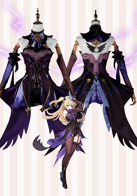 Genshin Impact Fischl von Luftschloss Narfidort Cosplay Costume