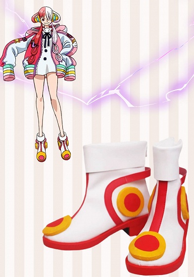 ワンピース 赤ウタ白 コスプレ靴