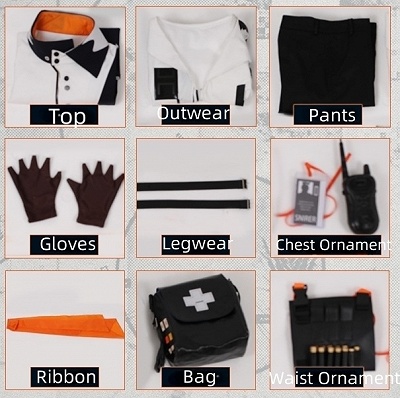 Arknights Executor Cosplay Costume 