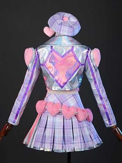 リーグ・オブ・レジェンド 婦警ケイトリン コスプレ衣装 バレンタインデースキン