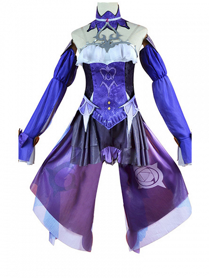 Genshin Impact Fischl von Luftschloss Narfidort Skin Ein Immernachtstraum Cosplay Costume