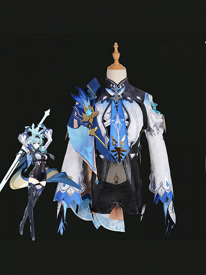 Genshin Impact Eula Lawrence Cosplay Costume