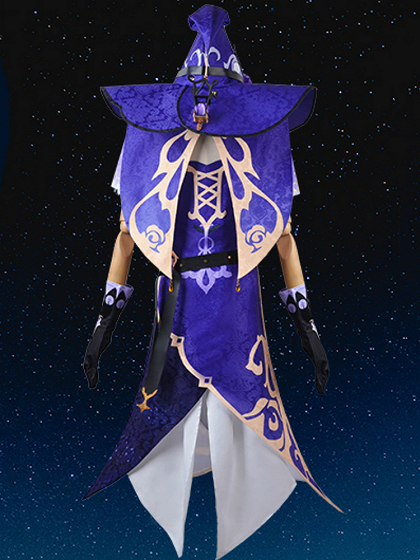 Genshin Impact Lisa Minci Cosplay Costume