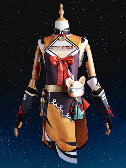 Genshin Impact Xiangling Cosplay Costume