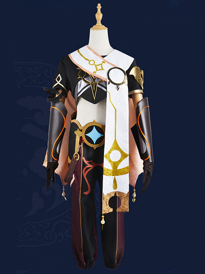 Genshin Impact Traveler Aether Cosplay Costume
