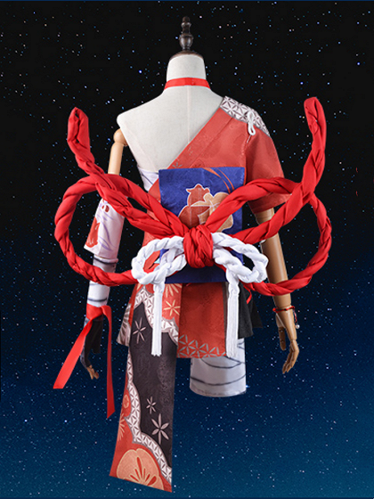 Genshin Impact Naganohara Yoimiya Cosplay Costume