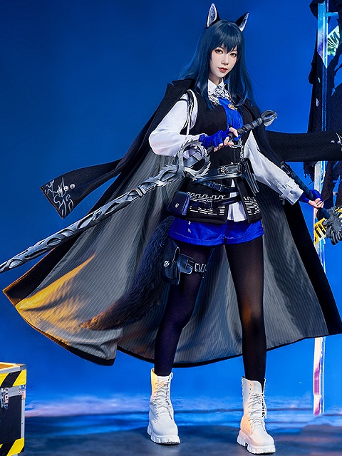 Arknights Texas the Omertosa Cosplay Costume 