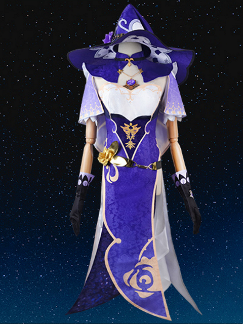 Genshin Impact Lisa Minci Cosplay Costume