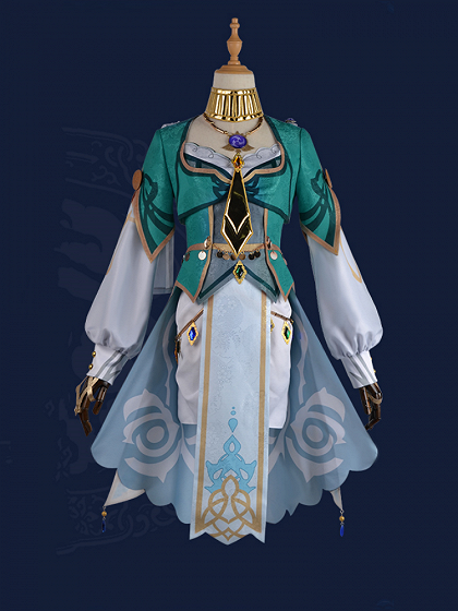 Genshin Impact Lisa Minci Skin A Sobriquet Under Shade Cosplay Costume