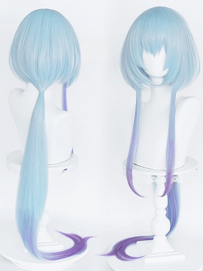 Arknights Mizuki Blue Cosplay Wig