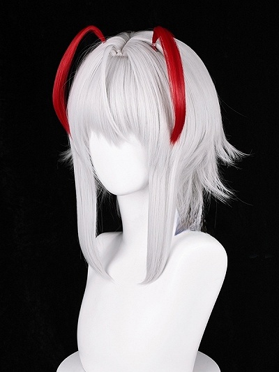 Arknights Ambience Synesthesia 2023 W Silver Cosplay Wig