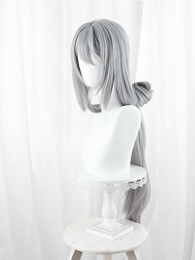 Honkai: Star Rail Hanya Silver Cosplay Wig