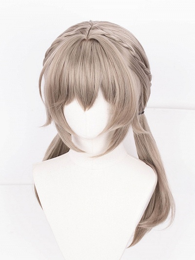 Honkai: Star Rail Qingque Light Brown Cosplay Wig