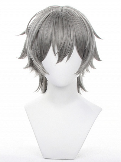 Honkai: Star Rail Male Trailblazer Caelus Silver Cosplay Wig