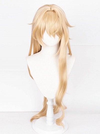 Honkai: Star Rail Luocha Yellow Cosplay Wig