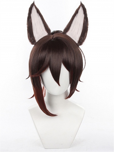 Honkai: Star Rail Tingyun Brown Cosplay Wig