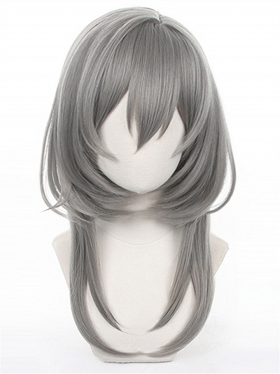 Honkai: Star Rail Female Trailblazer Stelle Silver Cosplay Wig