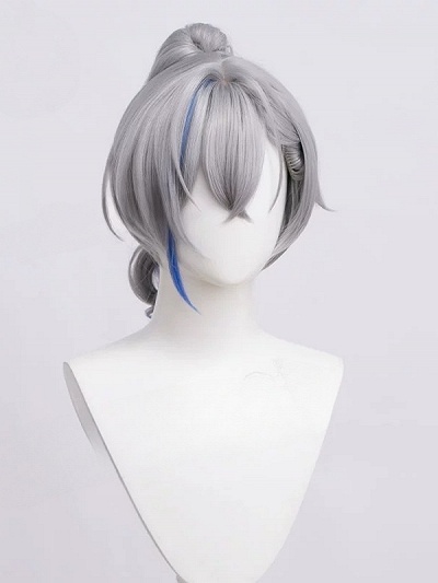 Honkai: Star Rail Silver Wolf Grey Cosplay Wig
