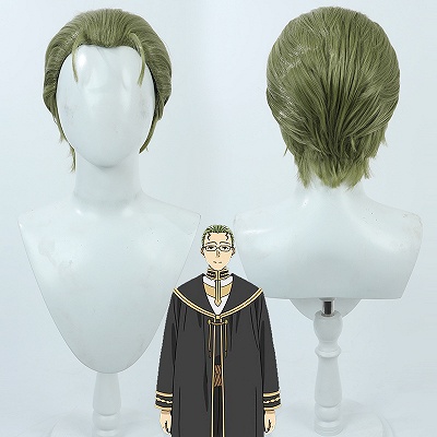 Frieren: Beyond Journey's End Heiter Green Cosplay Wig