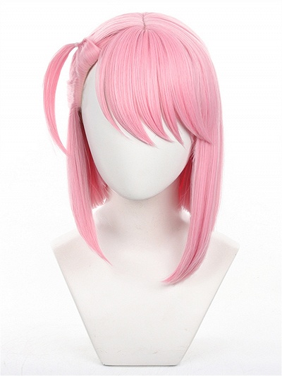 Genshin Impact Charlotte Pink Cosplay Wig