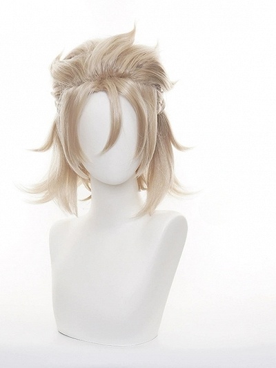 Genshin Impact Genshin Concert Albedo Blonde Cosplay Wig