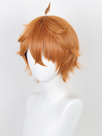 Genshin Impact Genshin Concert Tartaglia Orange Cosplay Wig