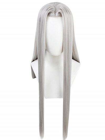 Final Fantasy VII Remake Sephiroth Silver Cosplay Wig