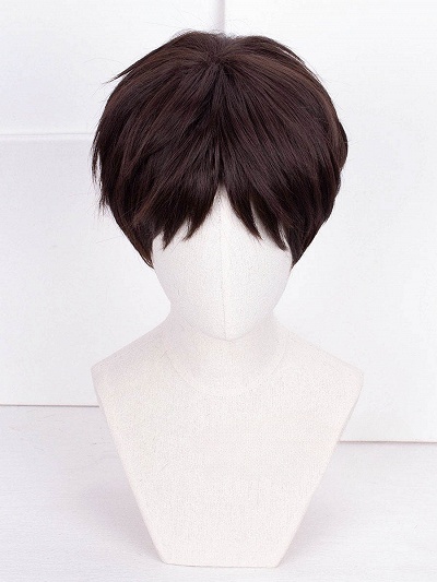 Attack on Titan Survey Corps Eren Yaeger Brown Cosplay Wig