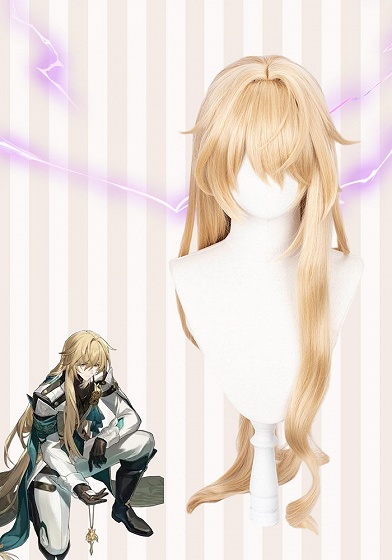 Honkai: Star Rail Luocha Yellow Cosplay Wig