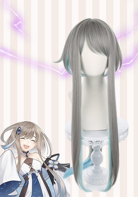 Genshin Impact Guizhong Silver Cosplay Wig