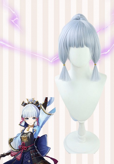 Genshin Impact Kamisato Ayaka Blue Cosplay Wig