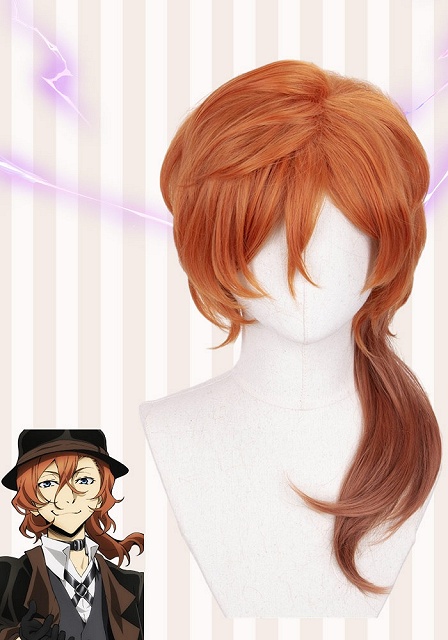 Bungo Stray Dogs Chuuya Nakahara Orange Cosplay Wig