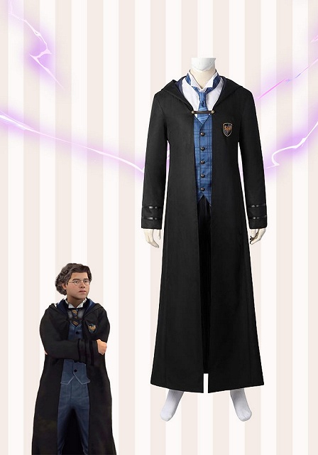 Hogwarts Legacy Ravenclaw Male School Uniform Cosplay Costume