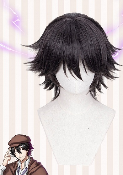 Bungo Stray Dogs Edogawa Ranpo Black Cosplay Wig