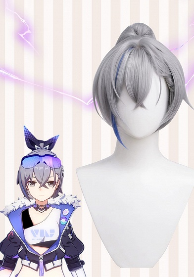 Honkai: Star Rail Silver Wolf Grey Cosplay Wig