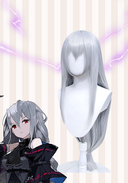 Arknights Skadi Silver Cosplay Wig