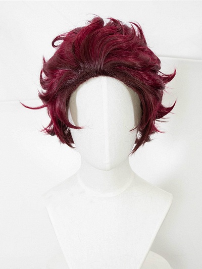  Demon Slayer: Kimetsu no Yaiba Tanjiro Kamado Cosplay Wig
