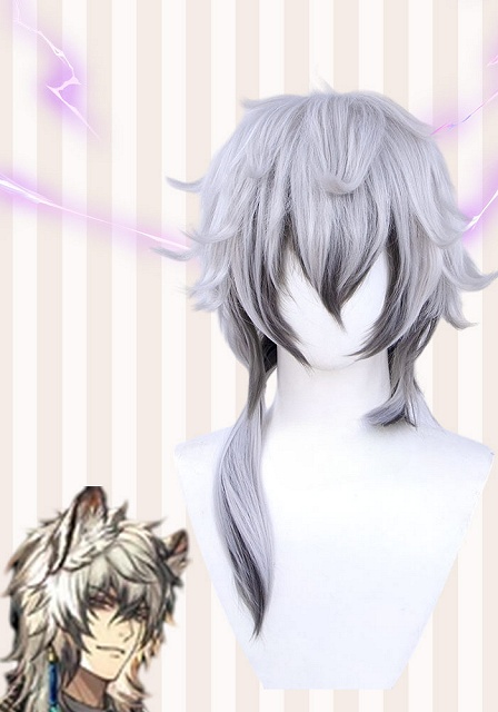 Arknights SilverAsh  Silver Cosplay Wig