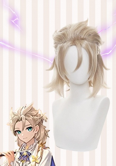 Genshin Impact Genshin Concert Albedo Blonde Cosplay Wig