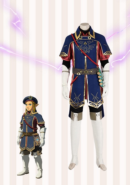 The Legend of Zelda: Tears of the Kingdom Link Royal Guard Uniform Cosplay Costume