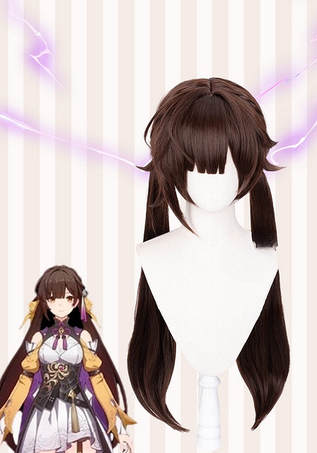 Honkai: Star Rail Sushang Brown Cosplay Wig 