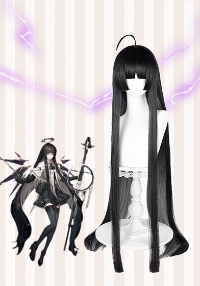 Arknights Virtuosa Black Cosplay Wig