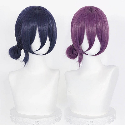 Chainsaw Man Reze Purple/Black Cosplay Wig