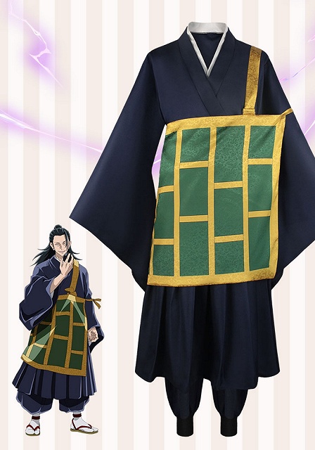 Jujutsu Kaisen Suguru Geto Blue/Black Cosplay Costume