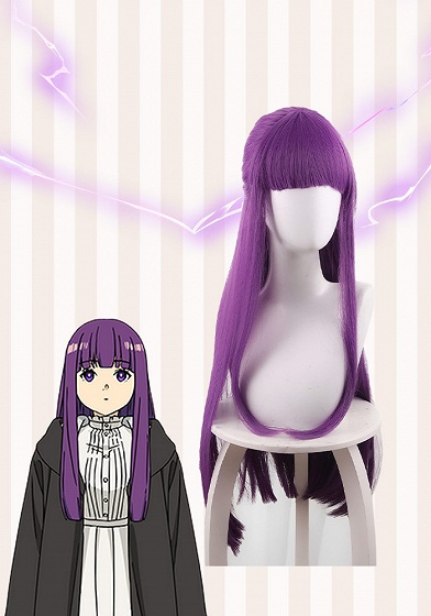Frieren: Beyond Journey's End Fern Purple Cosplay Wig