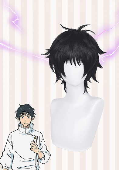 Jujutsu Kaisen 0: The Movie Yuta Okkotsu Black Cosplay Wig