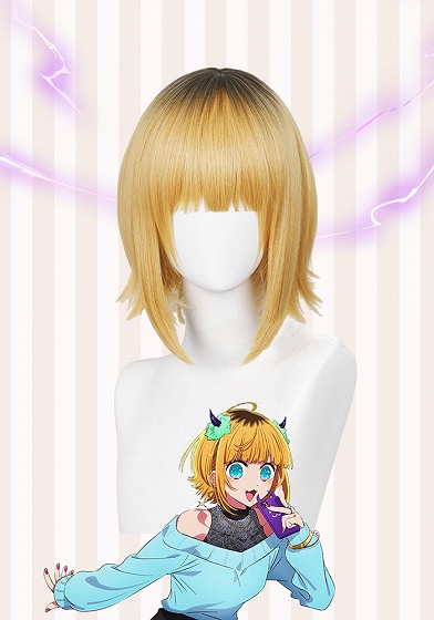 Oshi no Ko Mem-Cho Blonde and Black Cosplay Wig