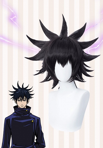 Jujutsu Kaisen Megumi Fushiguro Black Cosplay Wig